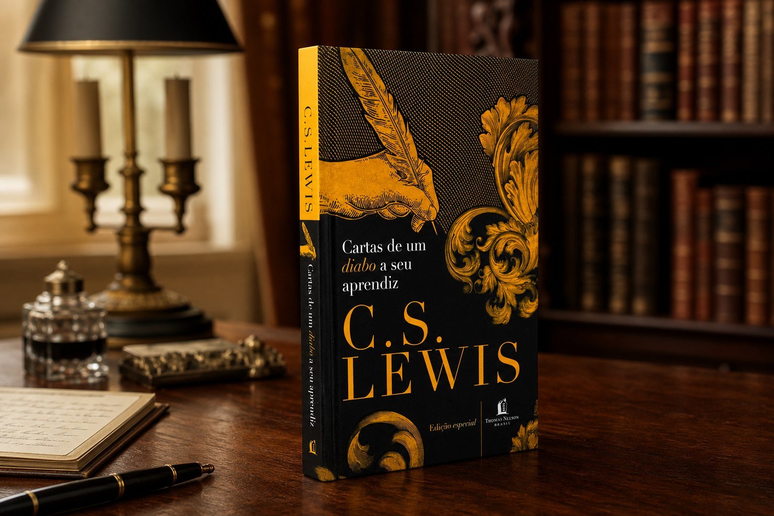Foto premium de Cartas de um diabo a seu aprendiz, de C. S. Lewis